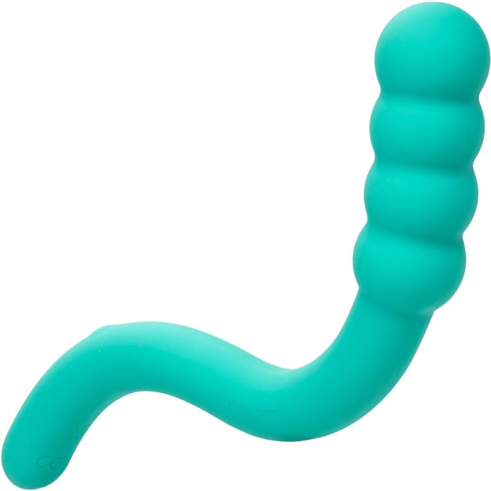 G-Spot Vibrators | Pretty Little Wands Bubbly Rechargeable Silicone Flexible Vibrator – Aqua