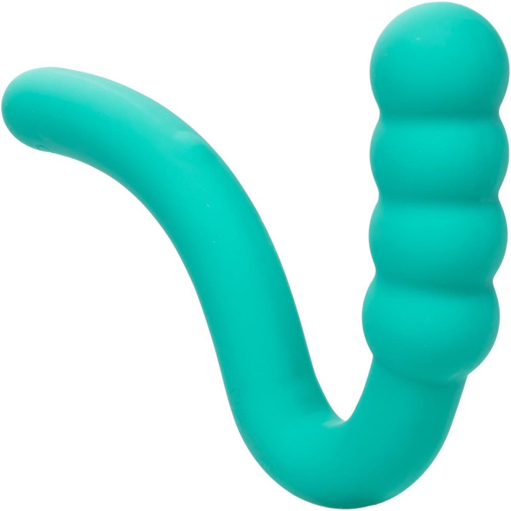 G-Spot Vibrators | Pretty Little Wands Bubbly Rechargeable Silicone Flexible Vibrator – Aqua