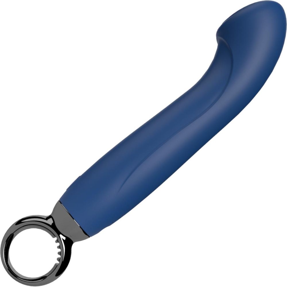 G-Spot Vibrators | PrimO G-Spot Rechargeable Waterproof Silicone Vibrator – Blueberry