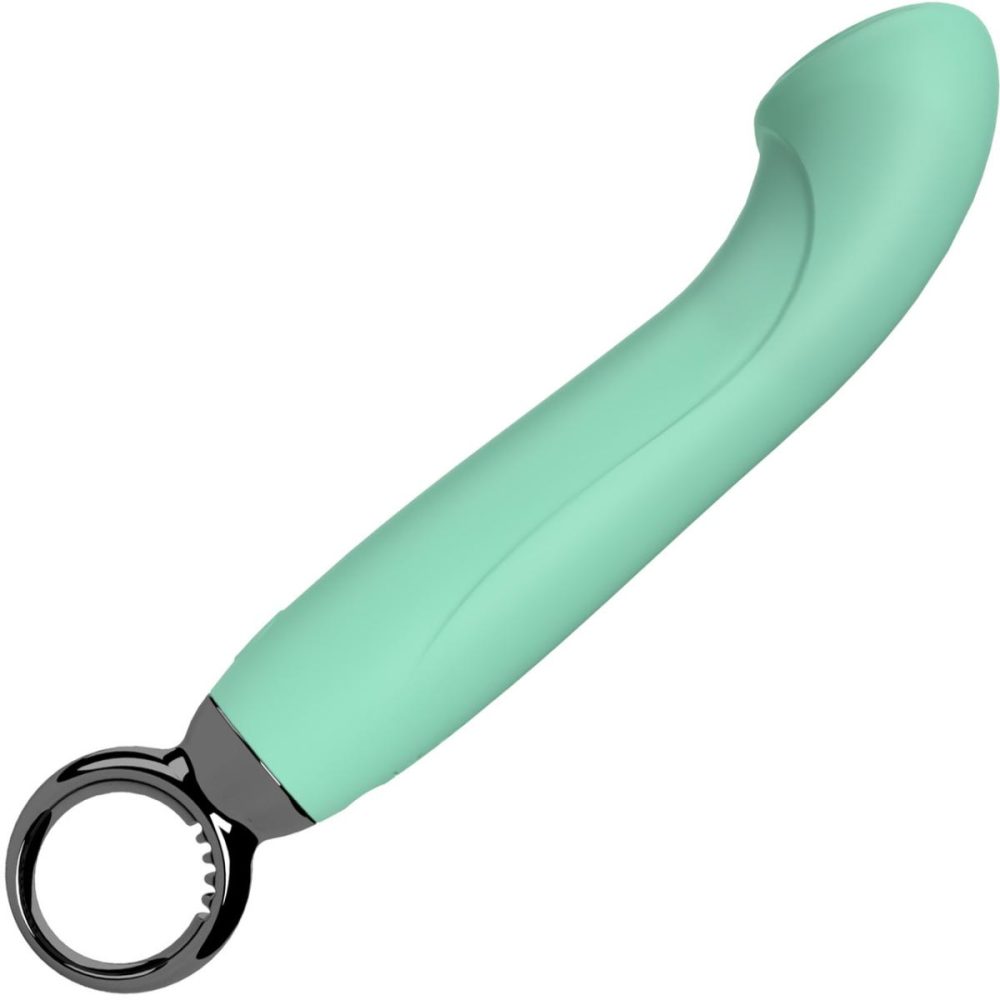 G-Spot Vibrators | PrimO G-Spot Rechargeable Waterproof Silicone Vibrator – Kiwi Mint