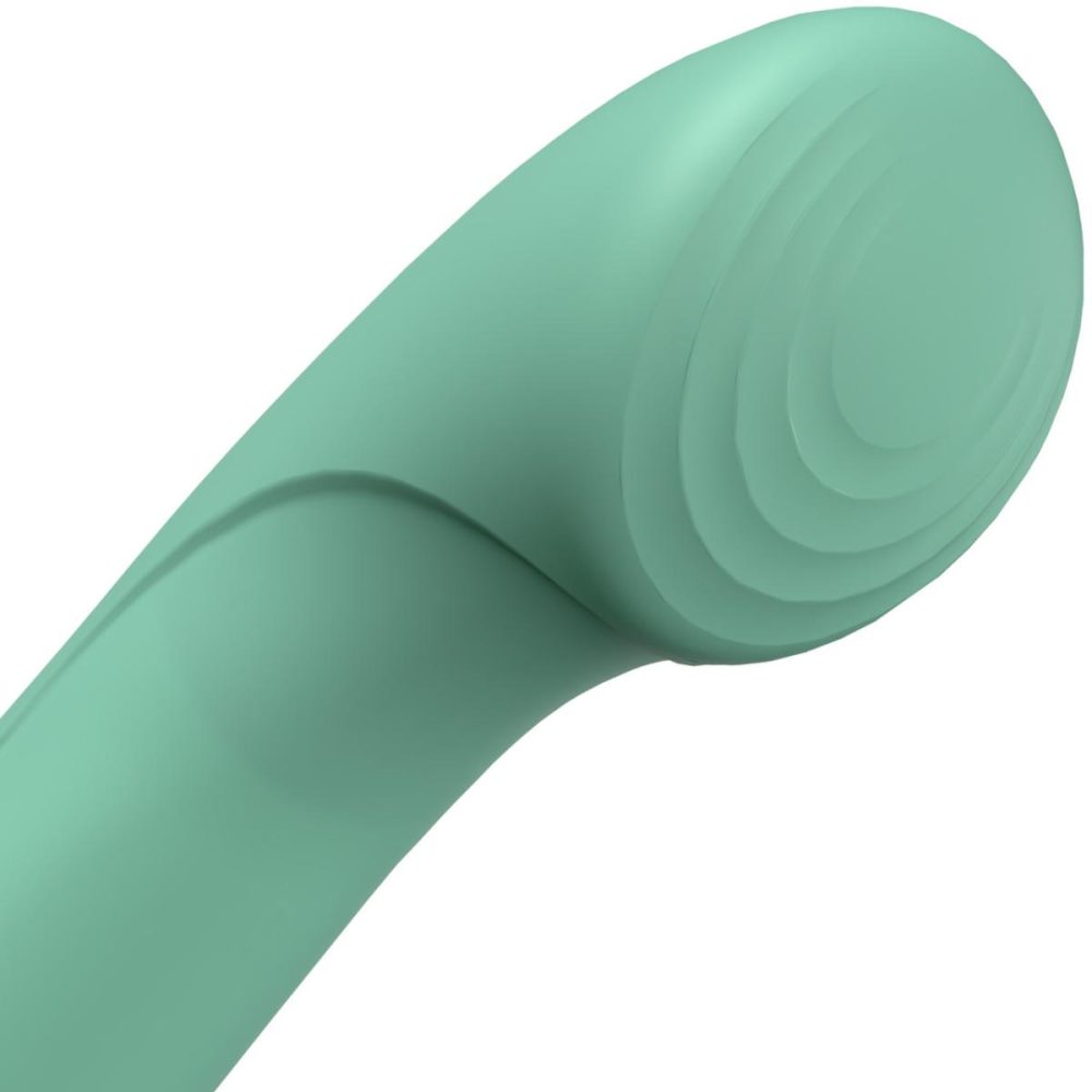 G-Spot Vibrators | PrimO G-Spot Rechargeable Waterproof Silicone Vibrator – Kiwi Mint