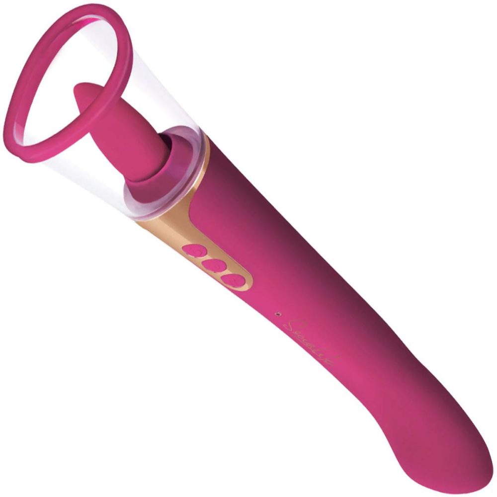 G-Spot Vibrators | Socialite PROVOCATEUR Rechargeable Silicone Double Ended Lingus Vibrator – Pink