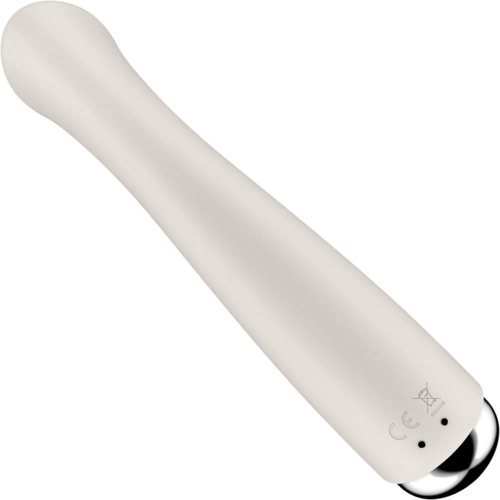 G-Spot Vibrators | Spinning G-Spot 1 Rechargeable Waterproof Silicone G-Spot Vibrator – Beige