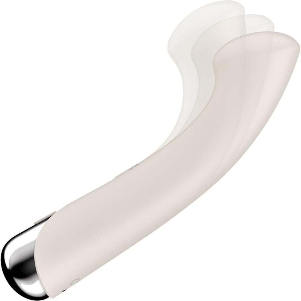 G-Spot Vibrators | Spinning G-Spot 1 Rechargeable Waterproof Silicone G-Spot Vibrator – Beige