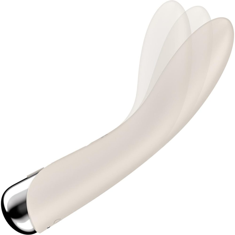 G-Spot Vibrators | Spinning Vibe 1 Rechargeable Waterproof Silicone G-Spot Vibrator – Beige