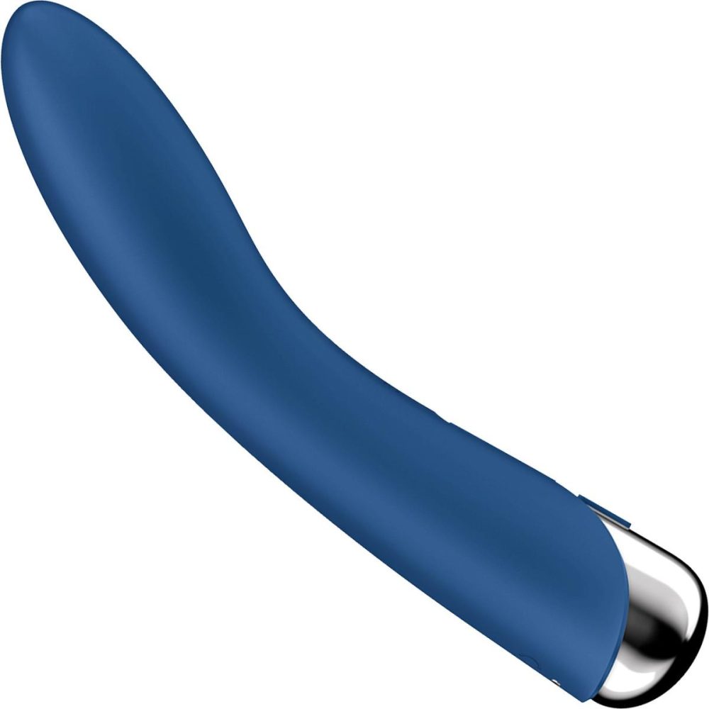 G-Spot Vibrators | Spinning Vibe 1 Rechargeable Waterproof Silicone G-Spot Vibrator – Blue