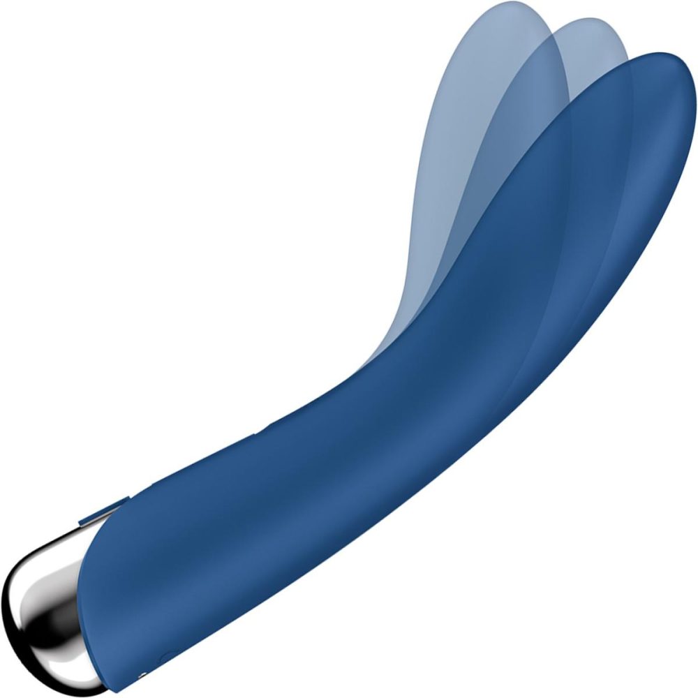 G-Spot Vibrators | Spinning Vibe 1 Rechargeable Waterproof Silicone G-Spot Vibrator – Blue