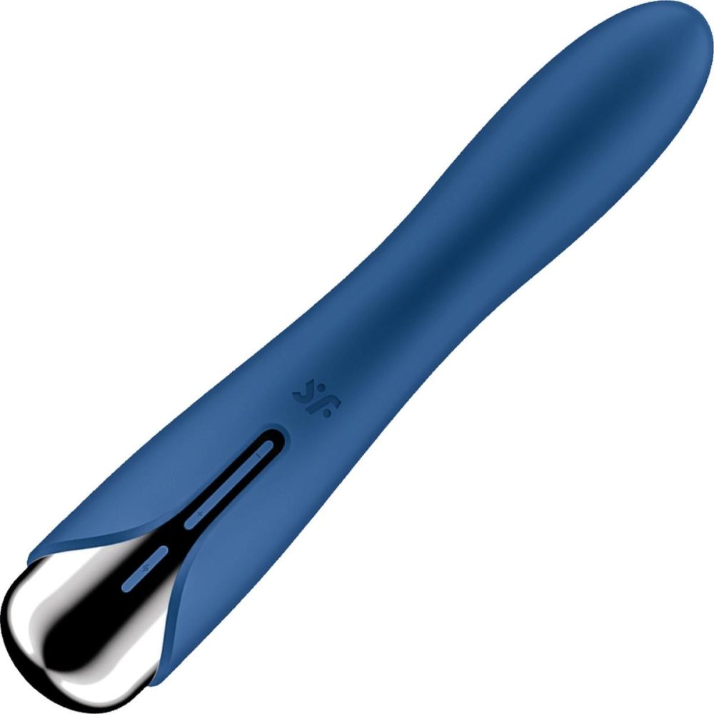 G-Spot Vibrators | Spinning Vibe 1 Rechargeable Waterproof Silicone G-Spot Vibrator – Blue