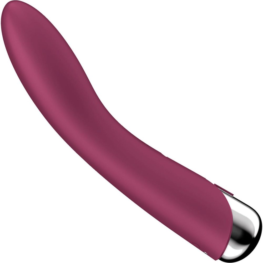 G-Spot Vibrators | Spinning Vibe 1 Rechargeable Waterproof Silicone G-Spot Vibrator – Red