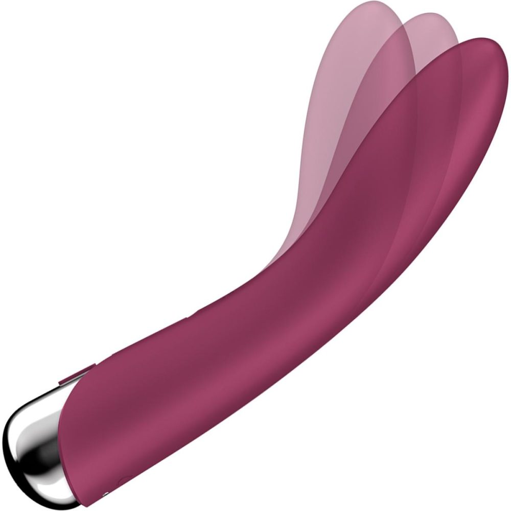 G-Spot Vibrators | Spinning Vibe 1 Rechargeable Waterproof Silicone G-Spot Vibrator – Red