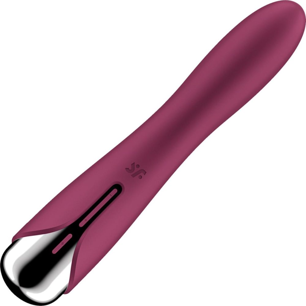 G-Spot Vibrators | Spinning Vibe 1 Rechargeable Waterproof Silicone G-Spot Vibrator – Red