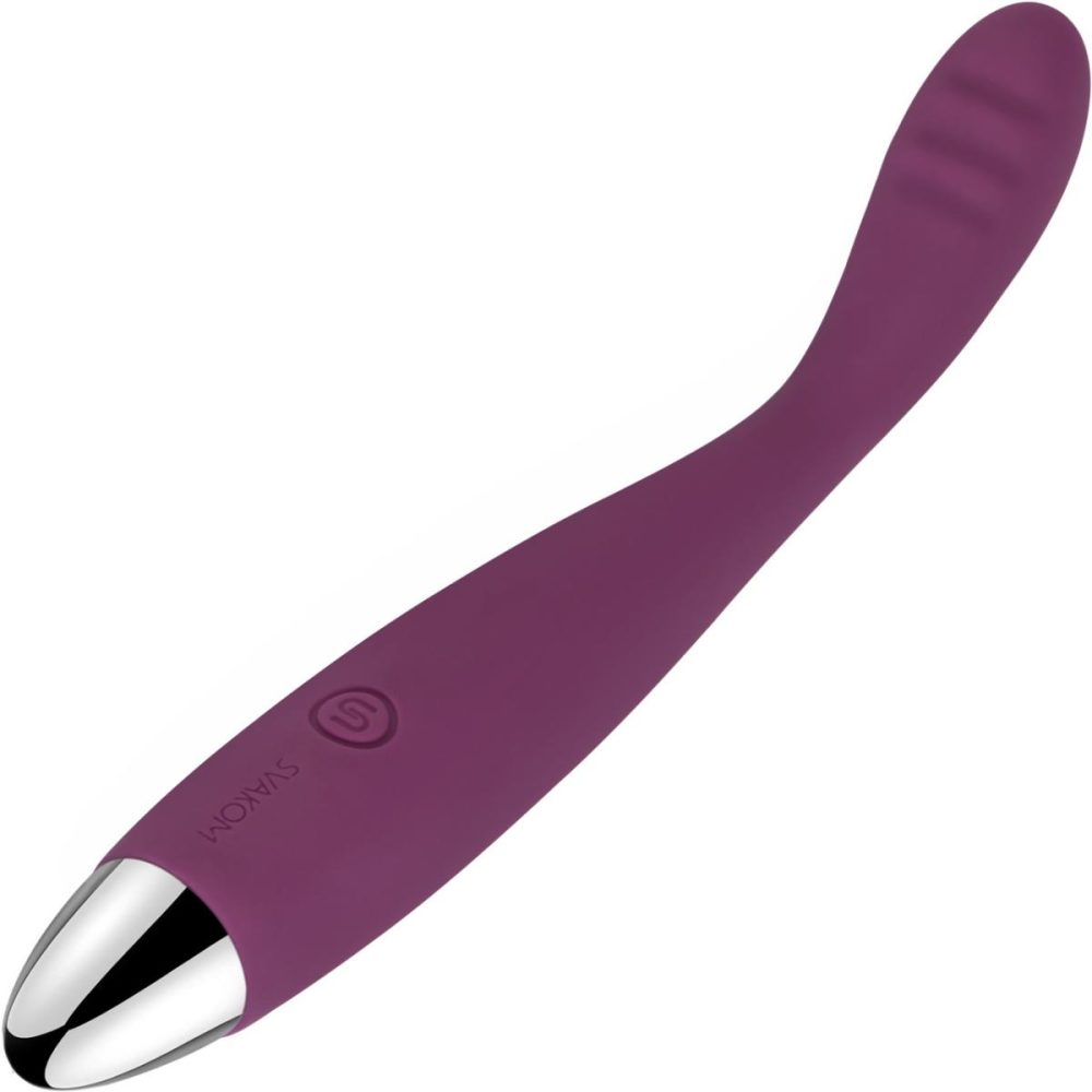 G-Spot Vibrators | SVAKOM CICI Soft Flexible Curved Waterproof Rechargeable G-Spot Silicone Vibrator