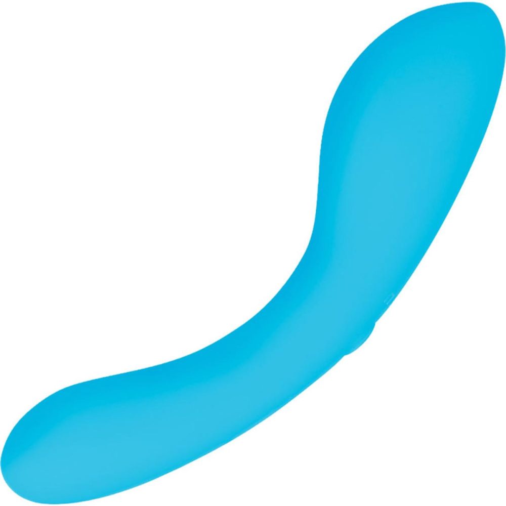 G-Spot Vibrators | The Mini Wand Rechargeable Waterproof Silicone Glow In The Dark G-Spot Vibrator – Blue