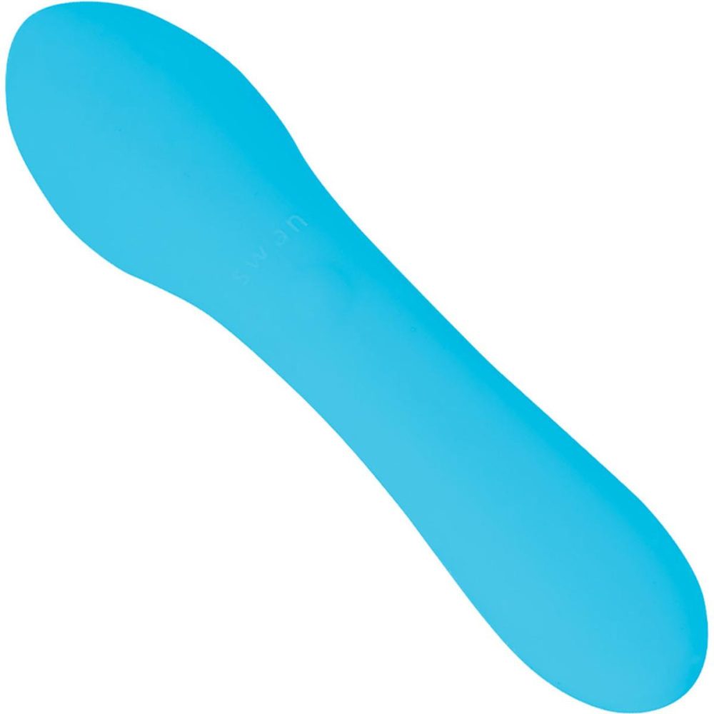 G-Spot Vibrators | The Mini Wand Rechargeable Waterproof Silicone Glow In The Dark G-Spot Vibrator – Blue