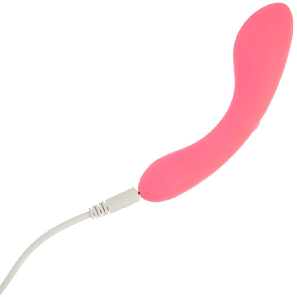 G-Spot Vibrators | The Mini Wand Rechargeable Waterproof Silicone Glow In The Dark G-Spot Vibrator – Pink