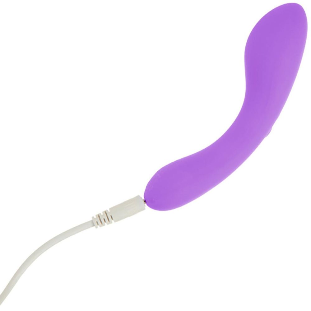 G-Spot Vibrators | The Mini Wand Rechargeable Waterproof Silicone Glow In The Dark G-Spot Vibrator – Purple