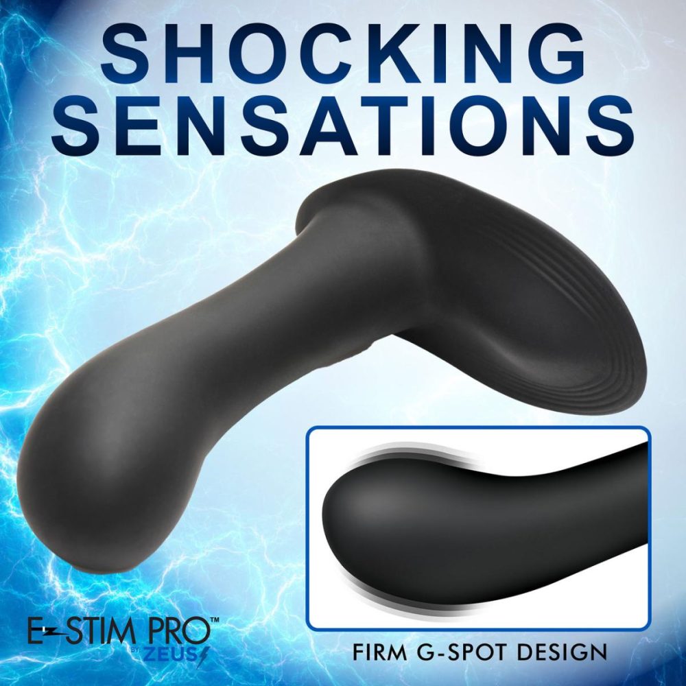 G-Spot Vibrators | Zeus E-Stim Pro Panty Vibe Rechargeable Silicone G-Spot Vibrator With Remote