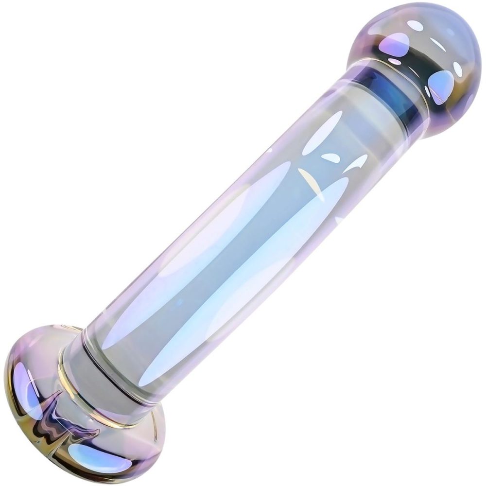 Glass & Ceramic Anal Toys | Jewels King G-Spot & P-Spot Glass Dildo