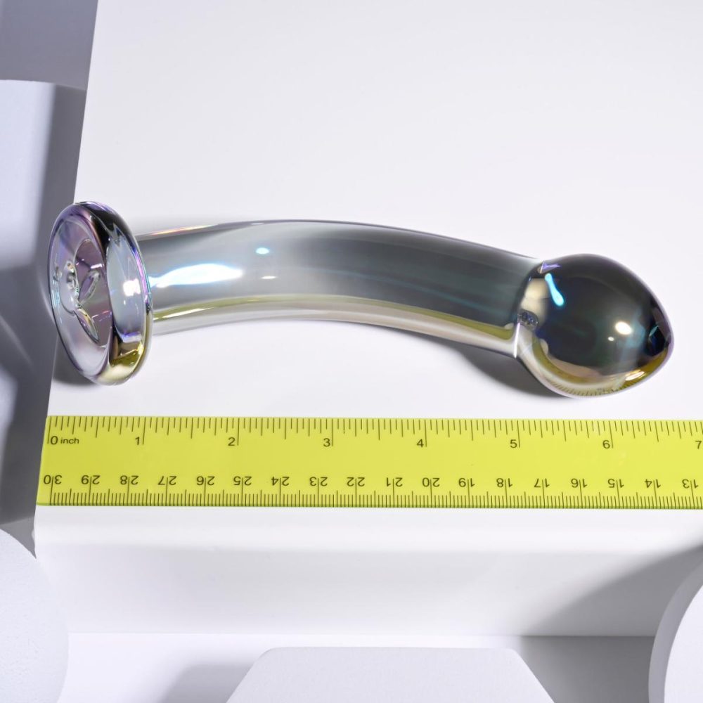 Glass & Ceramic Anal Toys | Jewels King G-Spot & P-Spot Glass Dildo