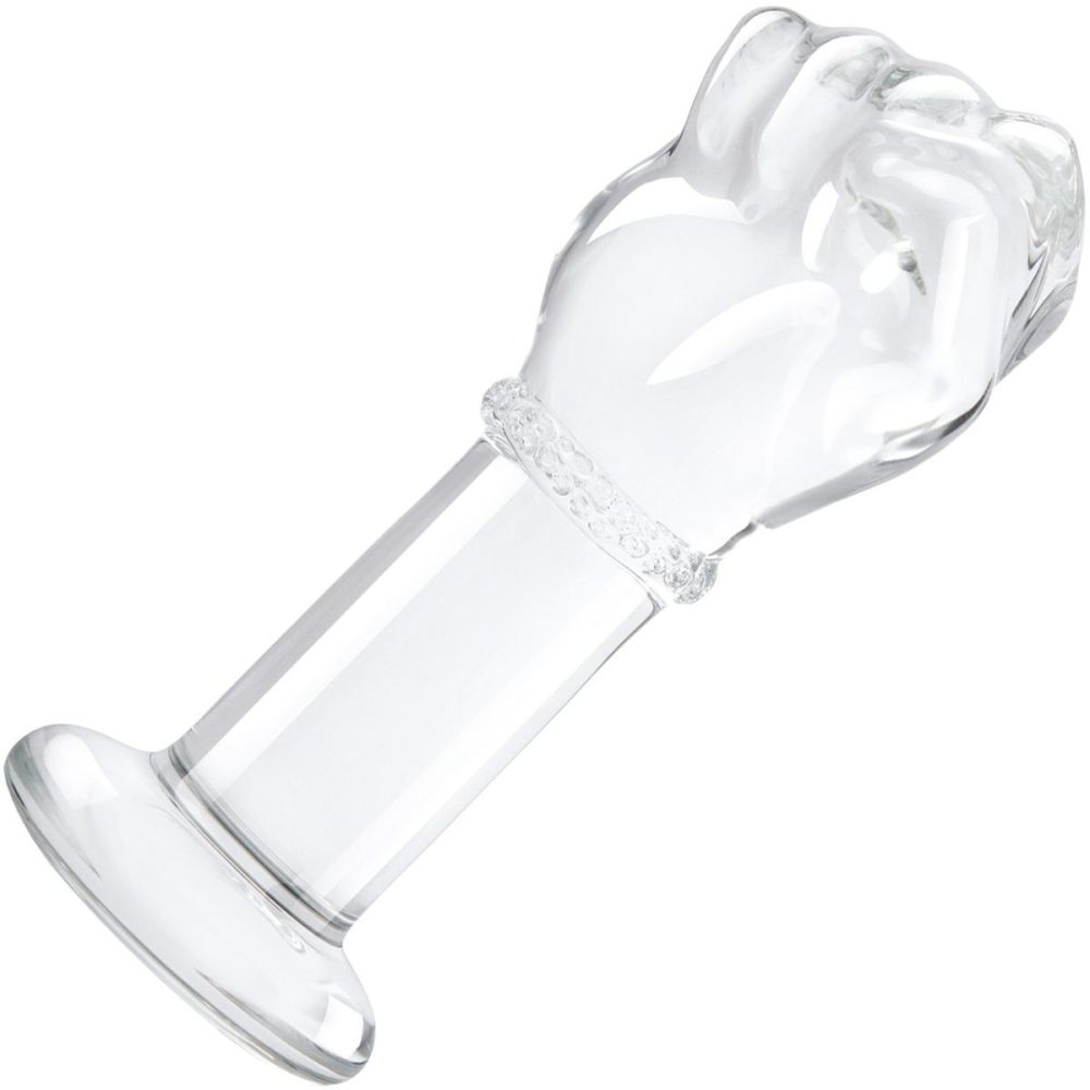 Glass & Ceramic Anal Toys | 5" Glass Fist Butt Plug – Clear