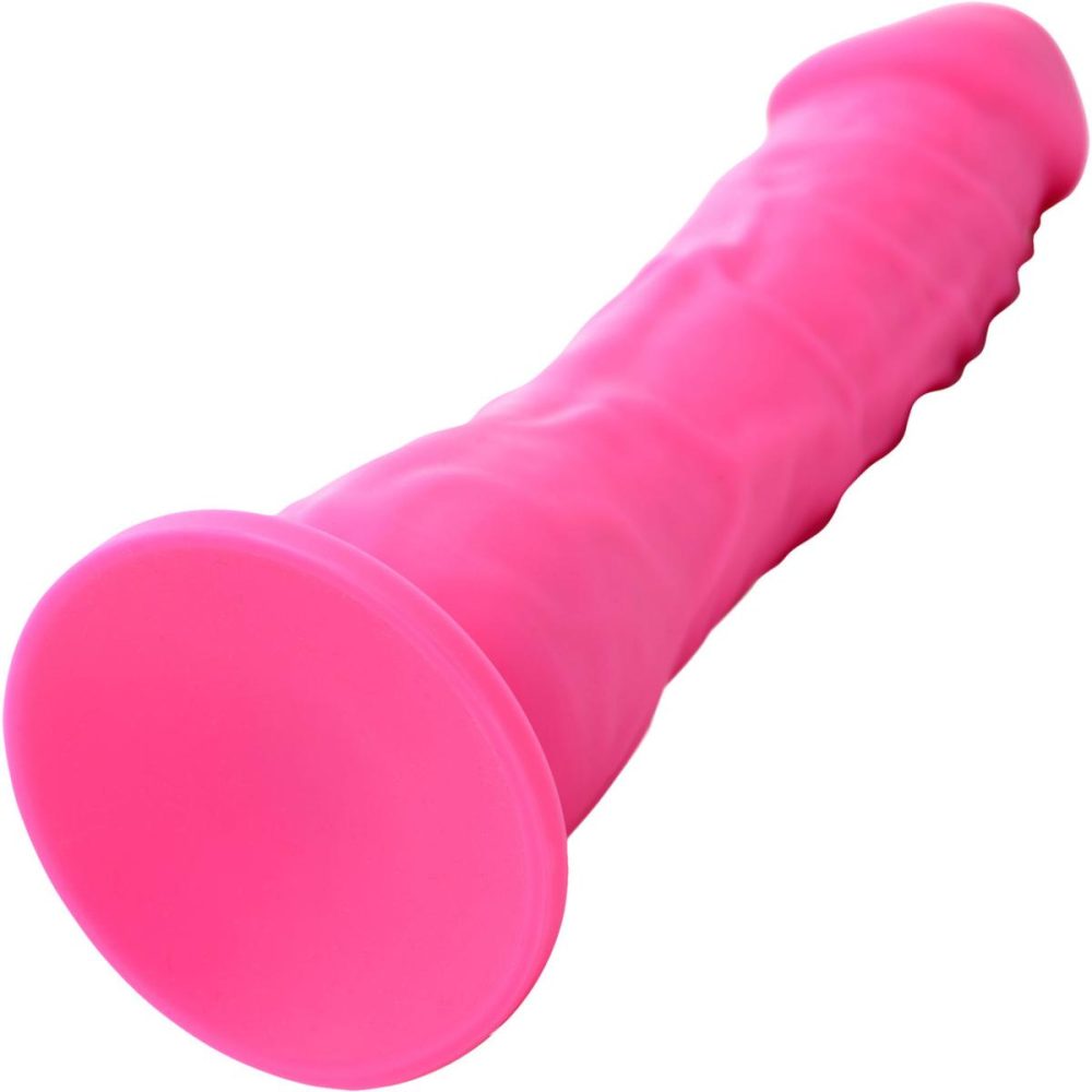 Harness Compatible Dildos | Lollicock 7" Silicone Suction Cup Dildo – Cherry