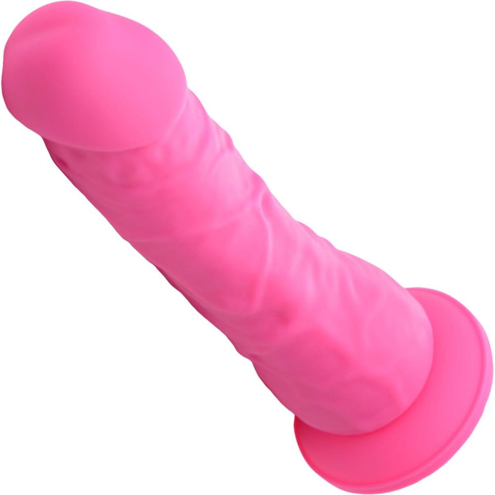 Harness Compatible Dildos | Lollicock 7" Silicone Suction Cup Dildo – Cherry