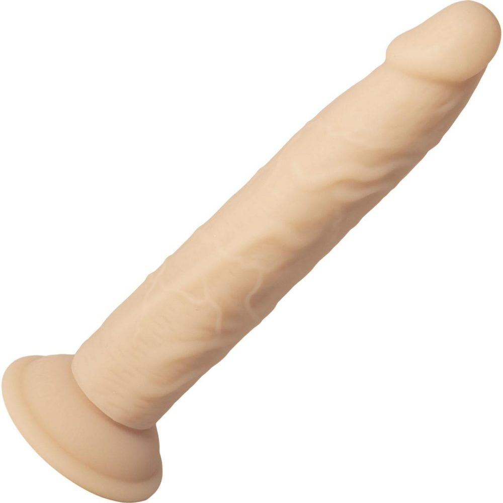 Harness Compatible Dildos | Naked Dual Density 9" Bendable Silicone Suction Cup Dildo – Vanilla