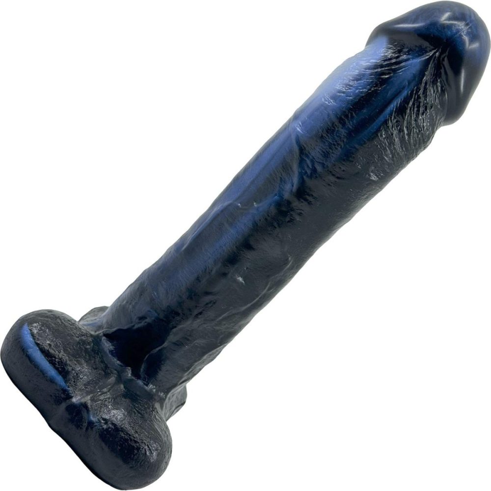 Harness Compatible Dildos | Outlaw Vixskin Realistic Silicone Dildo – Midnight Pearl