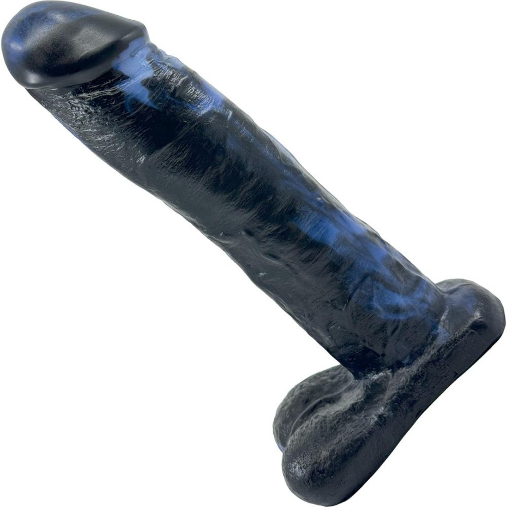 Harness Compatible Dildos | Outlaw Vixskin Realistic Silicone Dildo – Midnight Pearl