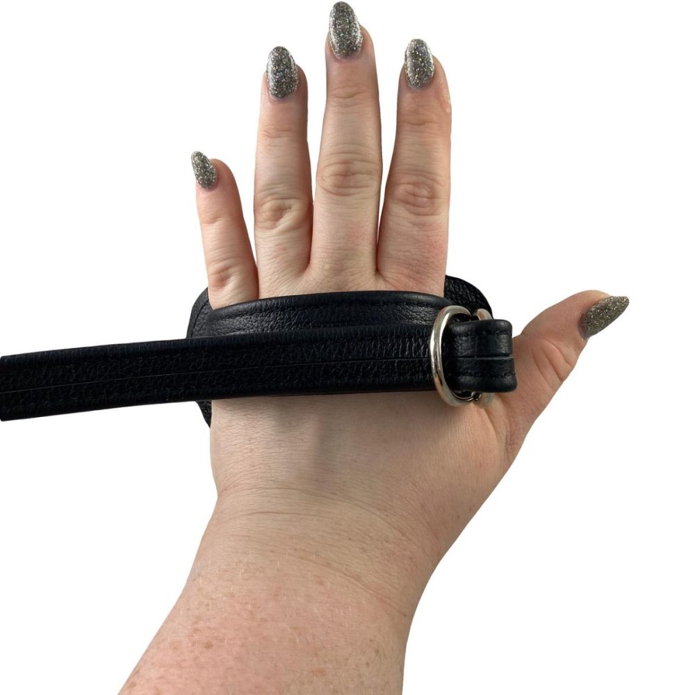 Harnesses, Straps & Handles | Hand Harness Leather Strap-On – Black