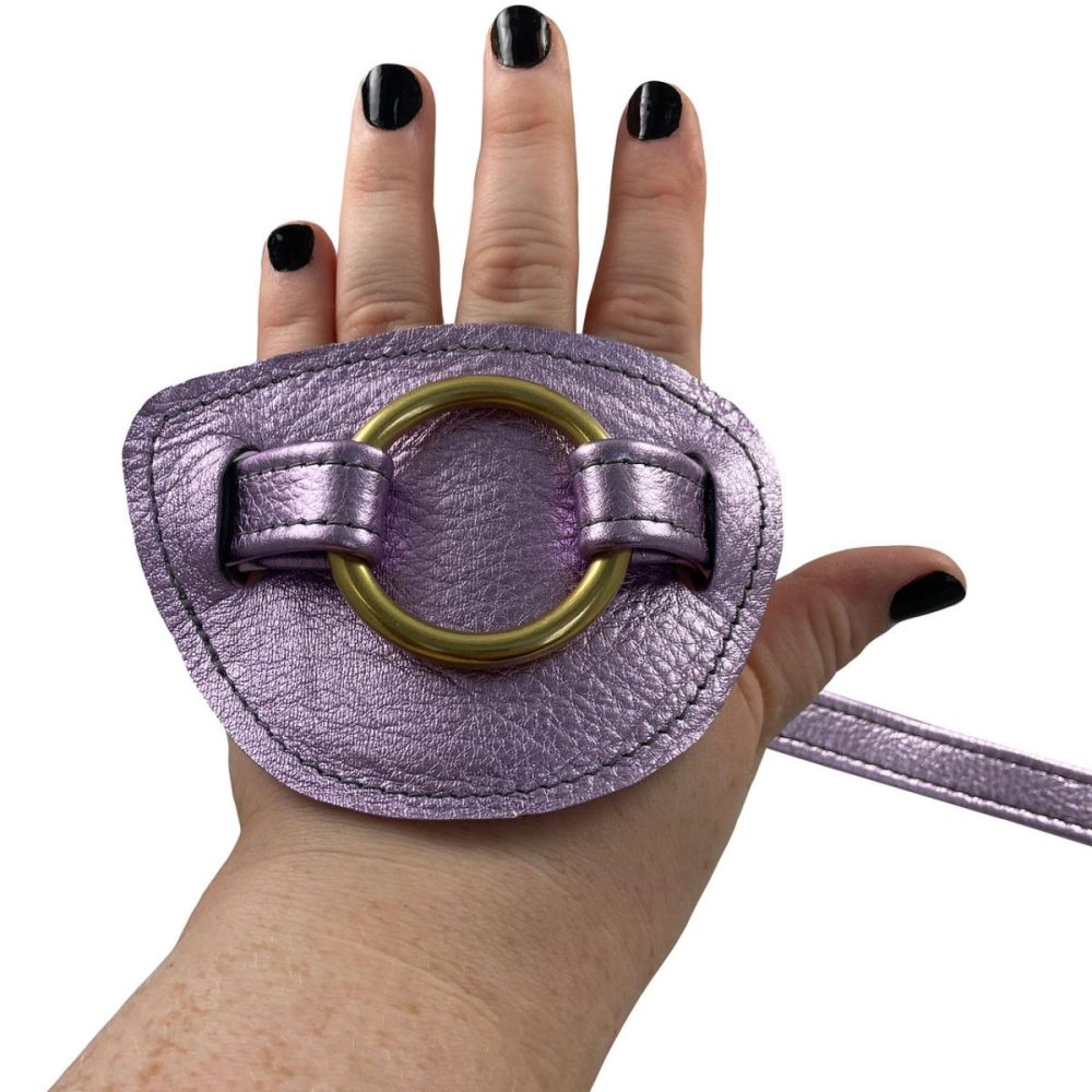 Harnesses, Straps & Handles | Hand Harness Leather Strap-On – Lavender