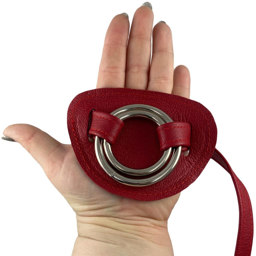 Harnesses, Straps & Handles | Hand Harness Leather Strap-On – Red