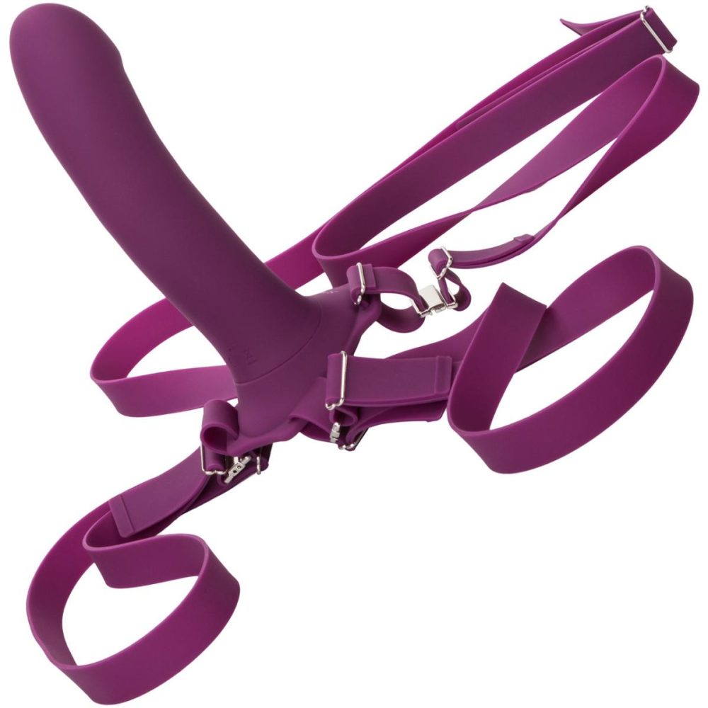 Harnesses, Straps & Handles | Her Royal Harness Me2 Rumble Silicone Strap-On Vibrating Probe