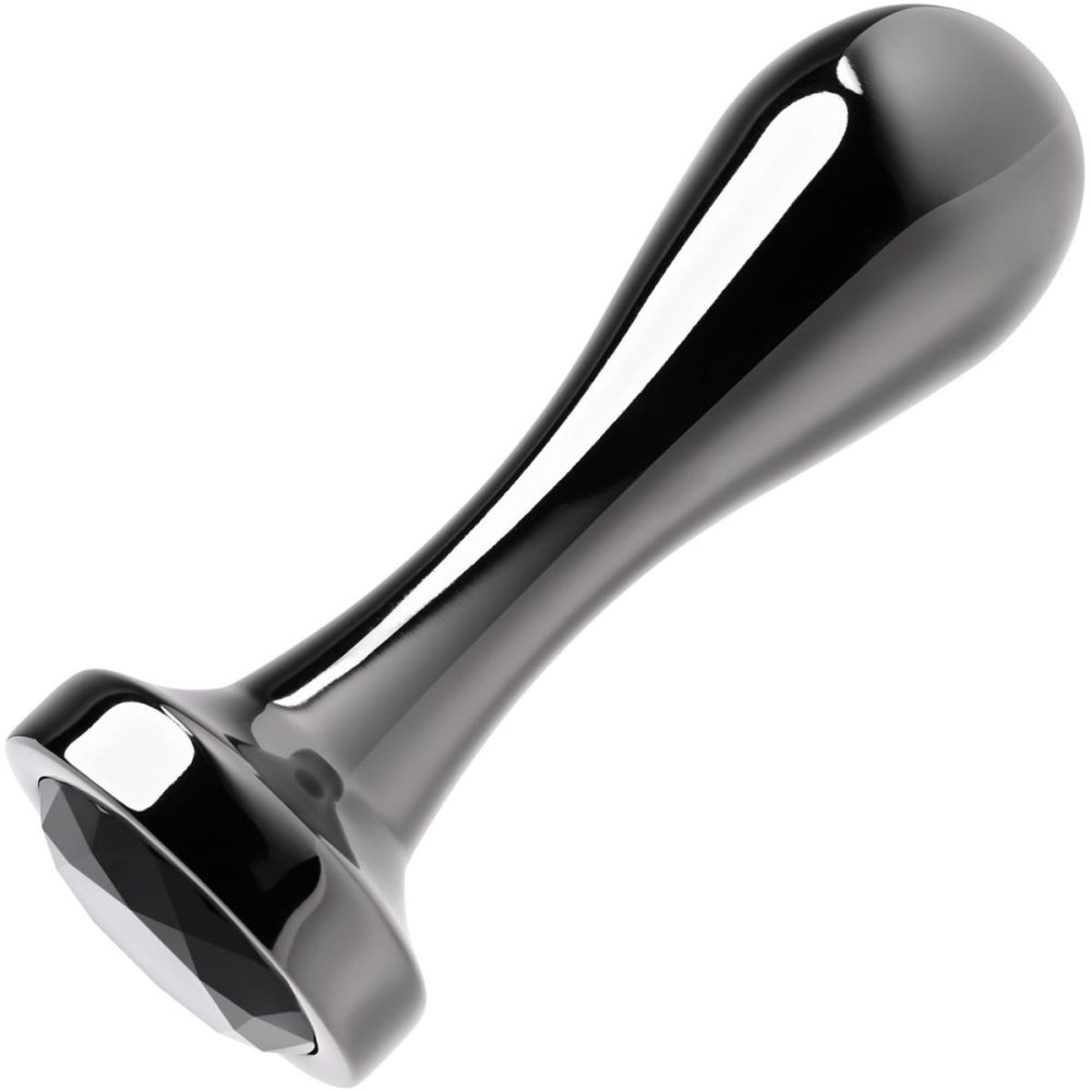 Metal Anal Toys | Black Pearl Aluminum Alloy Anal Plug