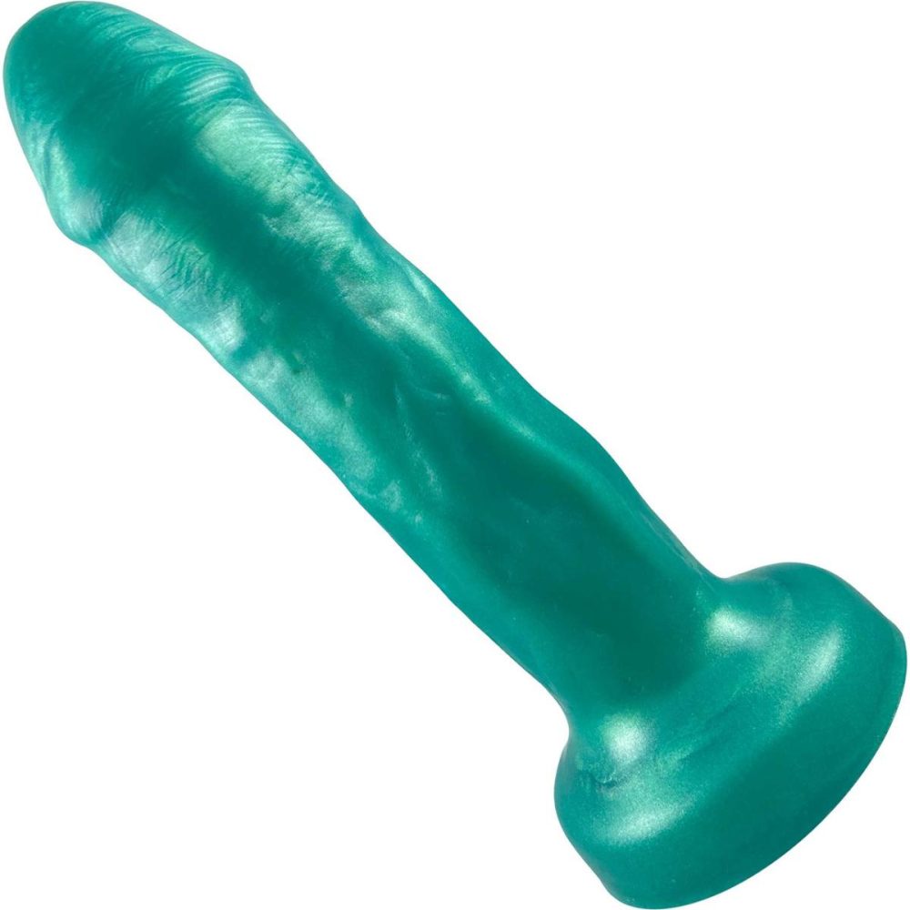 Non-Phallic Dildos | Bella Dual Density 8" Silicone Dildo – Sea Foam