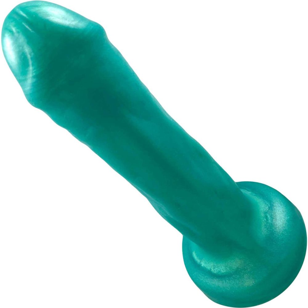 Non-Phallic Dildos | Bella Dual Density 8" Silicone Dildo – Sea Foam