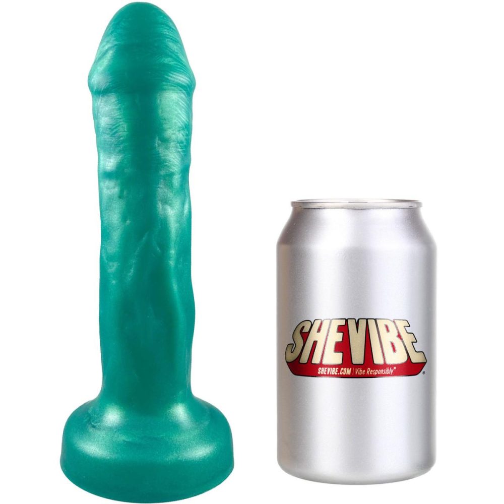 Non-Phallic Dildos | Bella Dual Density 8" Silicone Dildo – Sea Foam