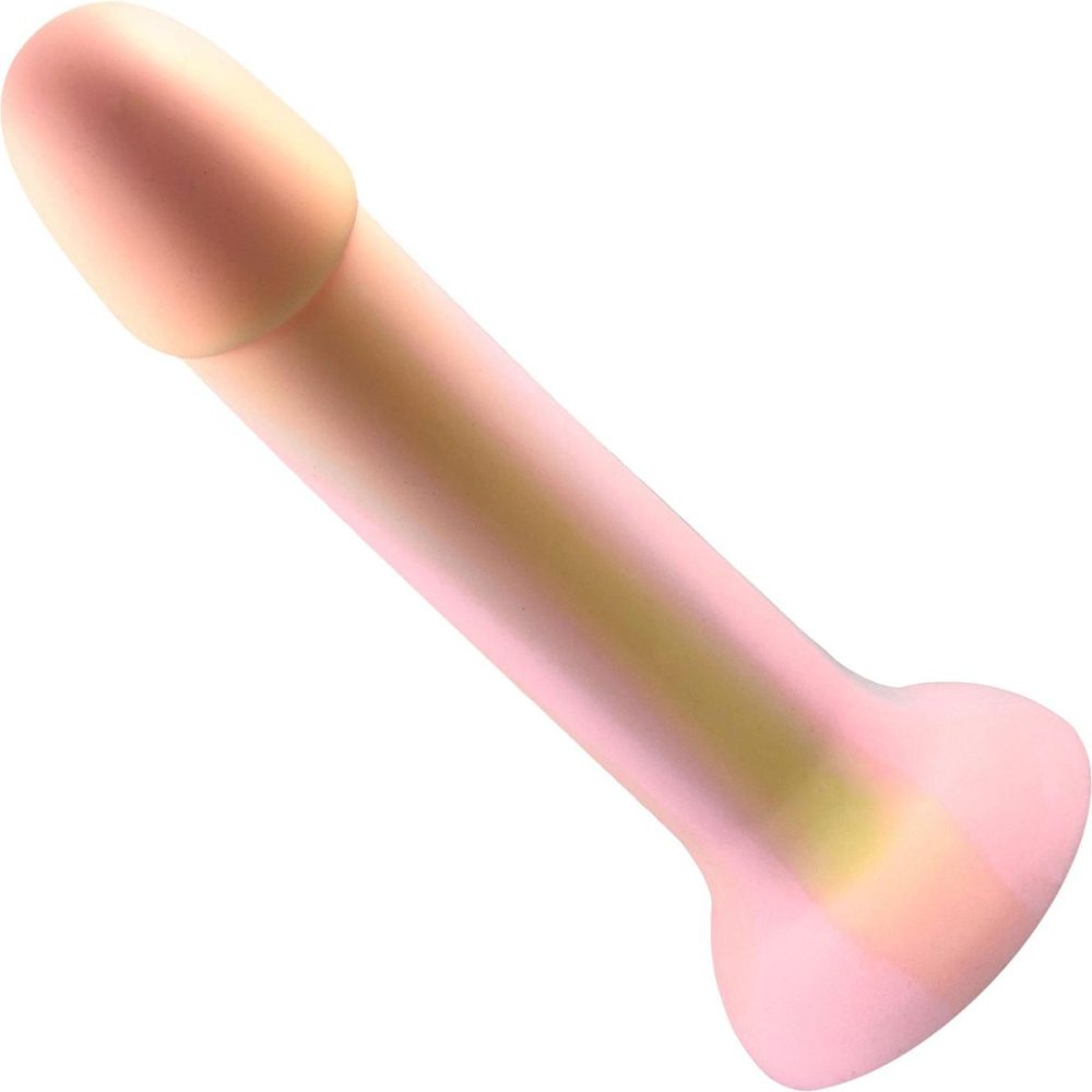 Non-Phallic Dildos | Dildolls Silicone Dildo With Suction Cup Base Love To Love – Glow In The Dark Fantasia