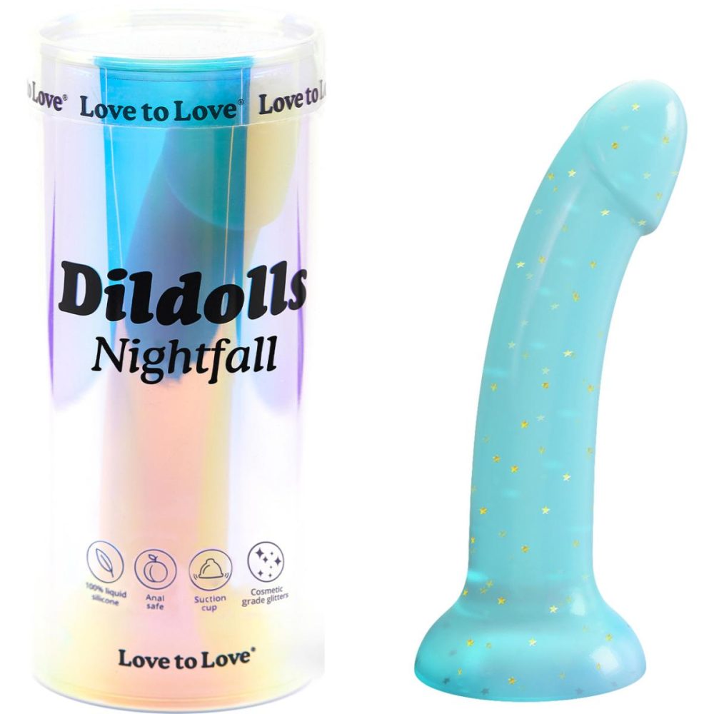 Non-Phallic Dildos | Dildolls Silicone Dildo With Suction Cup Base Love To Love – Nightfall