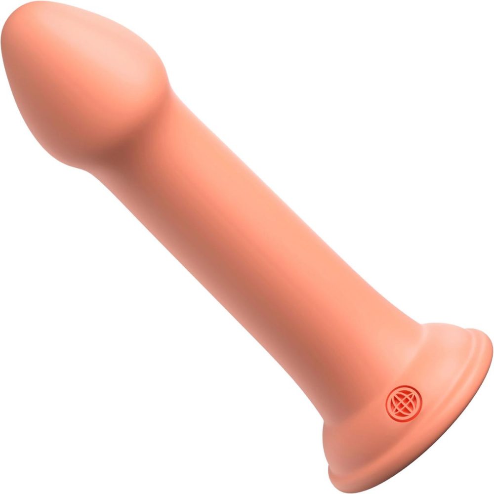 Non-Phallic Dildos | Dillio Platinum Big Hero Silicone 6" Suction Cup Dildo – Peach