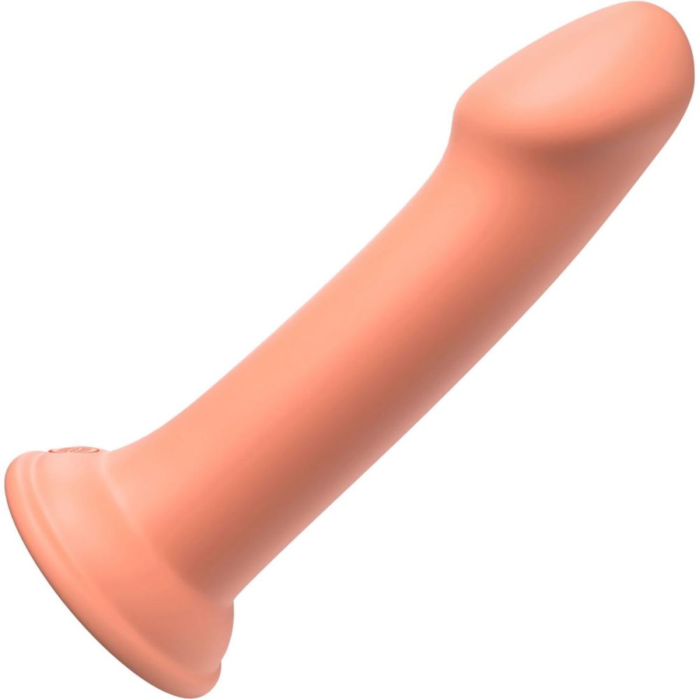 Non-Phallic Dildos | Dillio Platinum Big Hero Silicone 6" Suction Cup Dildo – Peach