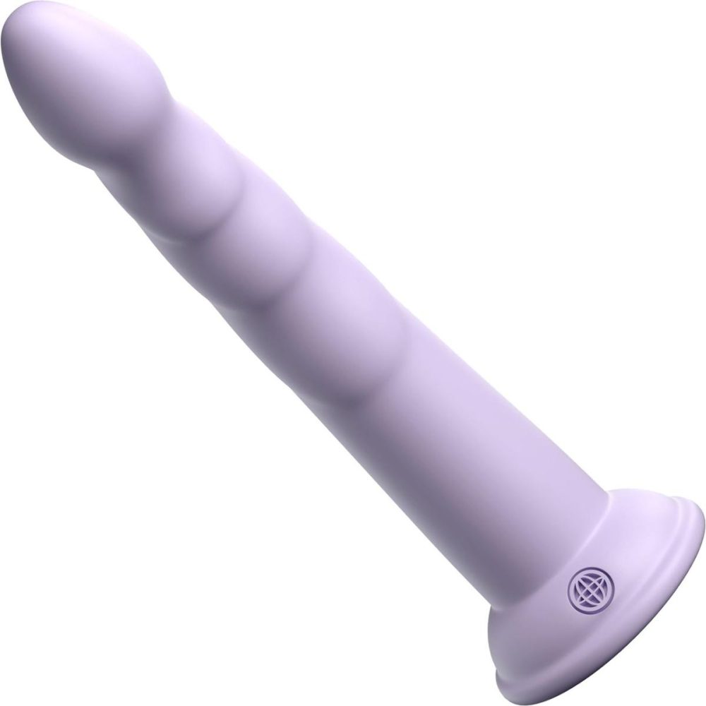 Non-Phallic Dildos | Dillio Platinum Slim Seven Silicone 7" Suction Cup Dildo – Lavender