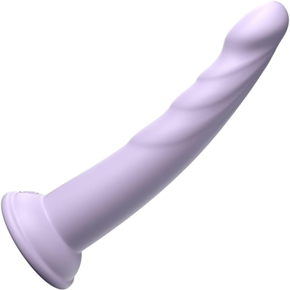 Non-Phallic Dildos | Dillio Platinum Slim Seven Silicone 7" Suction Cup Dildo – Lavender