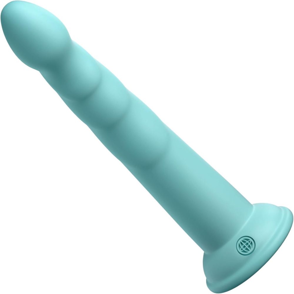 Non-Phallic Dildos | Dillio Platinum Slim Seven Silicone 7" Suction Cup Dildo – Teal