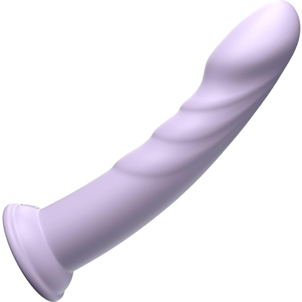 Non-Phallic Dildos | Dillio Platinum Super Eight Silicone 8" Suction Cup Dildo – Lavender