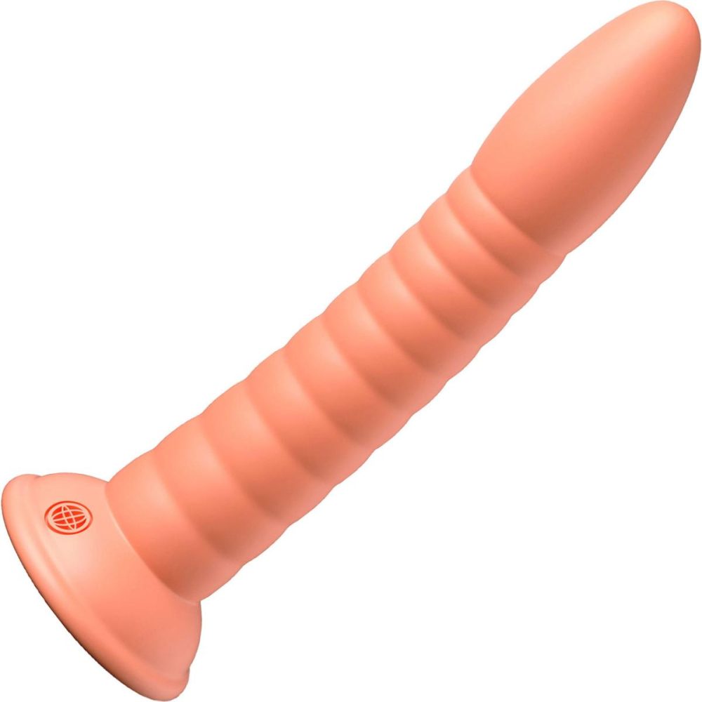 Non-Phallic Dildos | Dillio Platinum Wild Thing Silicone 7" Suction Cup Dildo – Peach