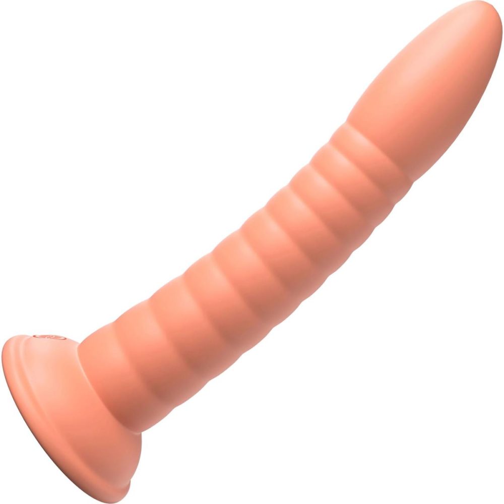 Non-Phallic Dildos | Dillio Platinum Wild Thing Silicone 7" Suction Cup Dildo – Peach