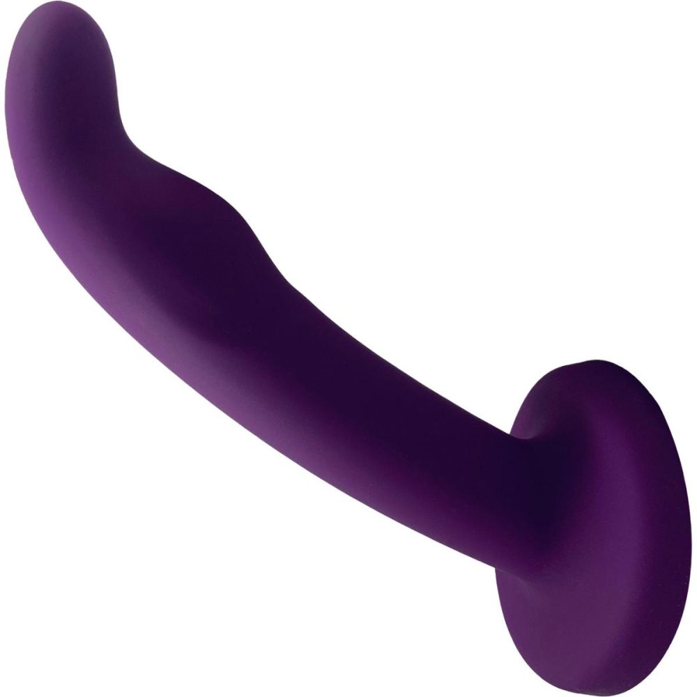 Non-Phallic Dildos | Merge Collection Astil 8" Silicone Suction Cup Dildo – Purple