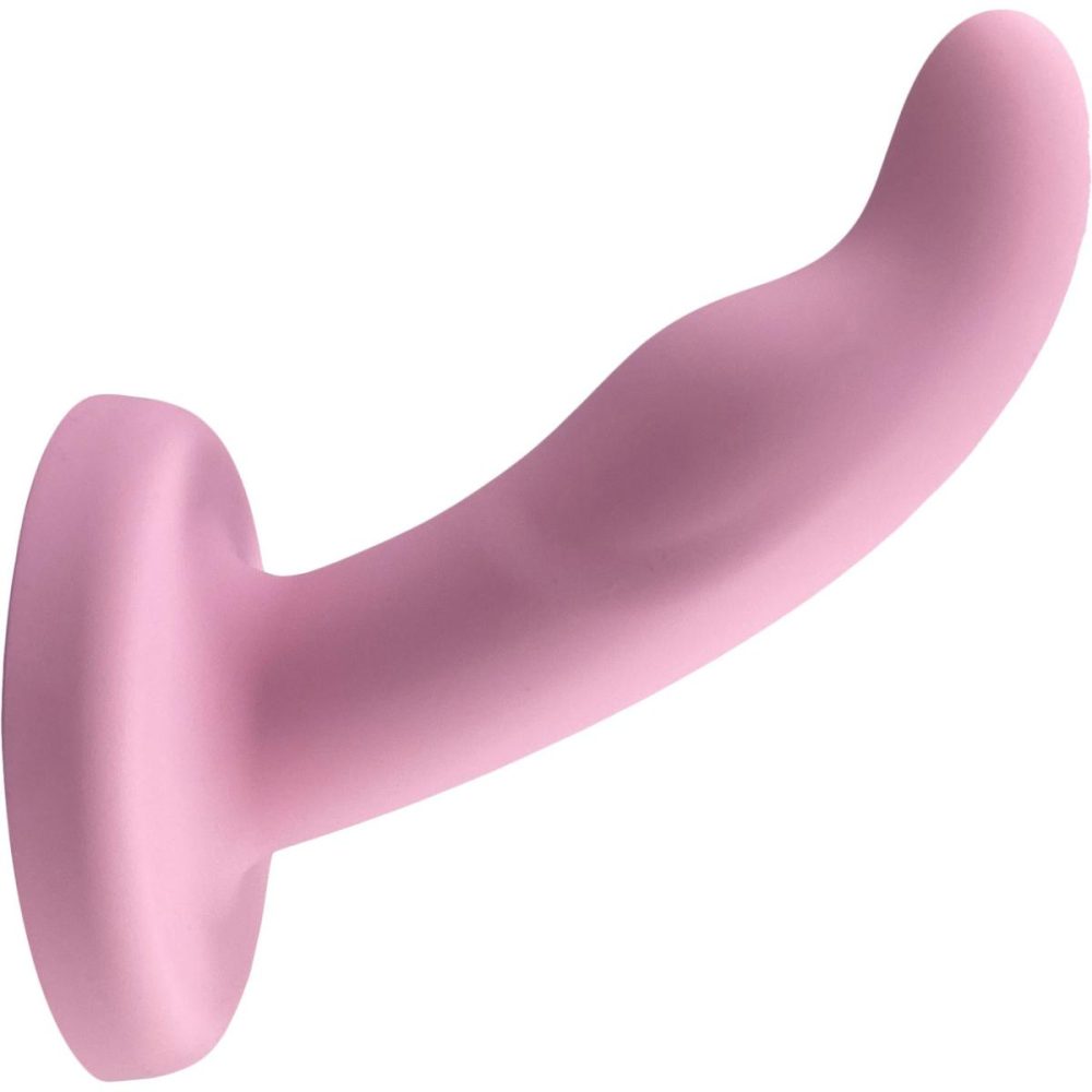 Non-Phallic Dildos | Merge Collection Lazre 6" Silicone Suction Cup Dildo – Pink