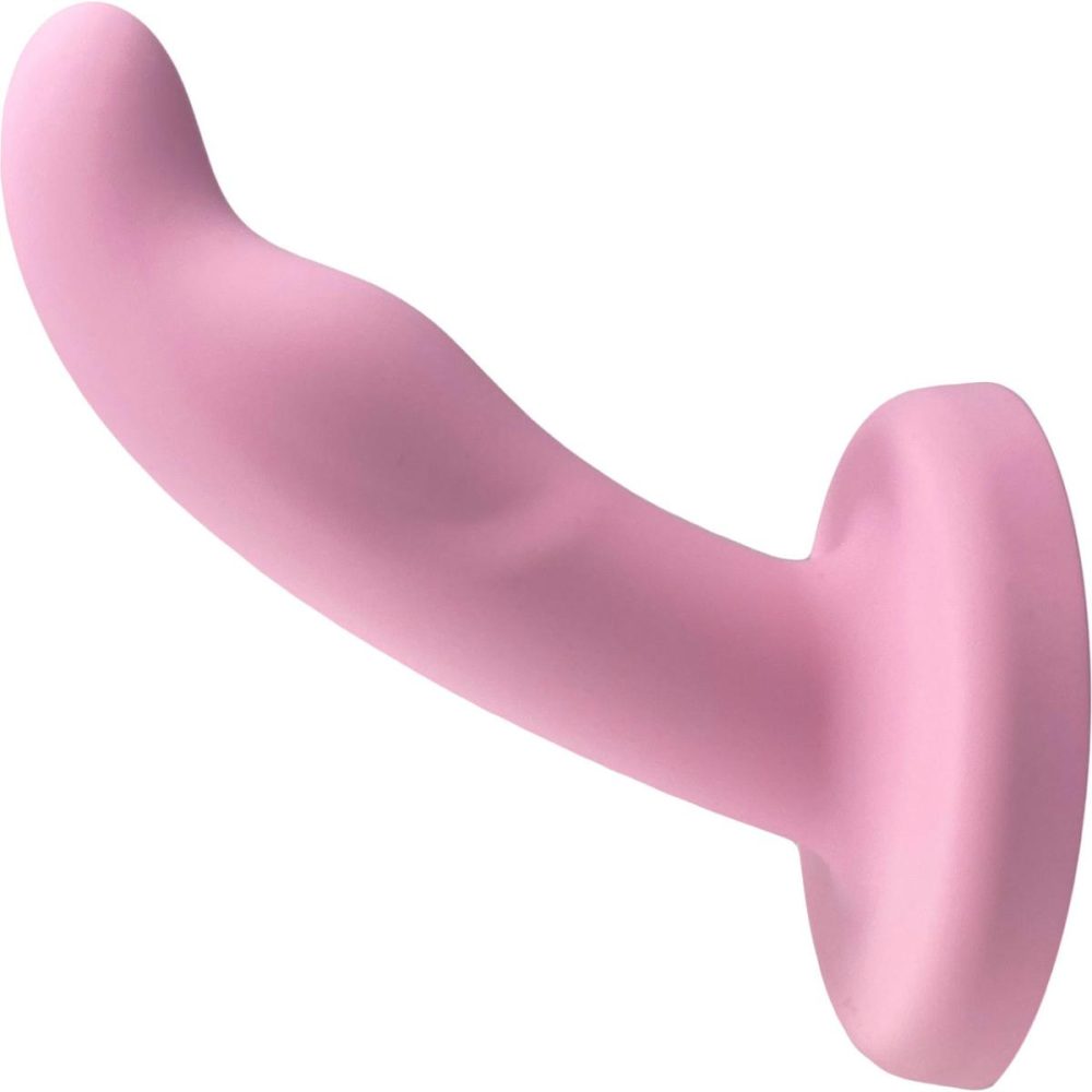 Non-Phallic Dildos | Merge Collection Lazre 6" Silicone Suction Cup Dildo – Pink